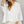 POL Crochet Patchwork Frayed Edge Half Button Knit Top