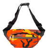 DIONA J TRENDY CAMO STYLISH WAIST BAG COLOR ORANGE