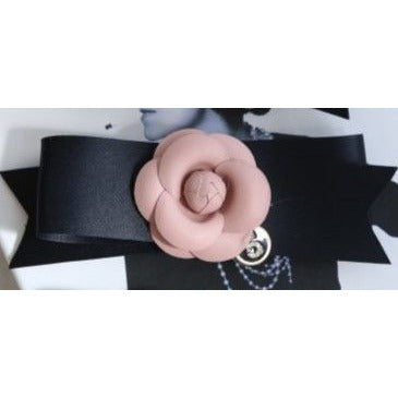 Camelia 5 Ribbon Hair Pins Pink