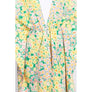 DIONA J FRONT ROPE FLOWER PRINT KIMONO ONE SIZE COLOR GREEN