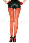 Sheer backseam tights