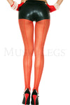 Sheer backseam tights