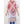 DIONA J FASHION AZTEC PATTERN TASSEL KIMONO ONE SIZE COLOR PINK