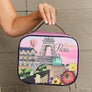 Nicole Lee USA Printed Handbag with Three Pouches