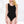 Complete your classic look in this short sleeve opaque teddy featuring a scoop neckline, thick shoulder straps, and a cheeky cut back. (Shoes not included.)
