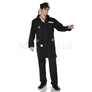 Green Leaf Doctor 3 Pc Halloween Cosplay Black Men's Costume Set Size M/L
