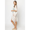 DIONA J ELEGANT LACE KIMONO ONE SIZE COLOR IVORY