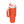 Diona J Insulated Stainless Steel Water Bottle with Handle and Straw Lid Orange