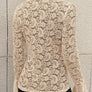 Mock Neck Long Sleeve Lace Top