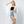 DIONA J TEXTURED JERSEY RELAXED FIT KIMONO ONE SIZE COLOR WHITE