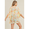 DIONA J TIE DYE KIMONO ONE SIZE COLOR ORANGE