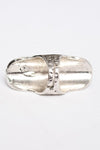 Bold Waterfall Turquoise Silver Fashion Ring