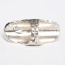 Bold Waterfall Turquoise Silver Fashion Ring
