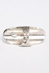 Bold Waterfall Turquoise Silver Fashion Ring