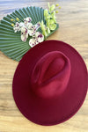 VEGAN FELT PANAMA HAT