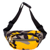 DIONA J TRENDY CAMO STYLISH WAIST BAG COLOR YELLOW