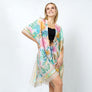 DIONA J FLOWER PRINT KIMONO ONE SIZE COLOR BEIGE