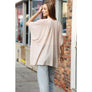 DIONA J STYLISH FASHIONABLE SOLID KIMONO CARDIGAN ONE SIZE COLOR BEIGE