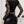 Side Drawstring Square Neck Long Sleeve Top