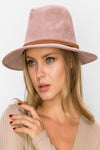 SUEDE VEGAN PANAMA HAT