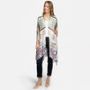 DIONA J FLORAL GEO MIXED PRINT KIMONO ONE SIZE COLOR GREEN