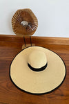 FASHION STRAW WIDE BRIM FLOPPY SUN HAT