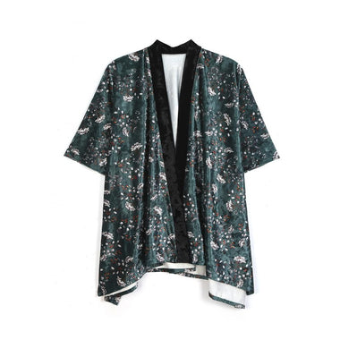 DIONA J FLOWER PRINT KIMONO