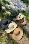 Floppy Straw Sun Hat WIth Strap