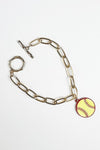 VARIET YOF SPORTS BALL EPOXY PENDANT CHAIN BRACELE