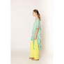 DIONA J TILE PRINT KIMONO ONE SIZE COLOR GREEN