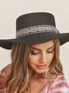 RIBAL BAND FLAT TOP SUN HAT