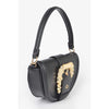 DIONA J MOTIF ENGRAVED BUCKLE TOP HANDLE CONVERTIBLE BAG COLOR CAMEL
