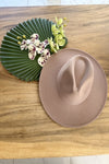 VEGAN FELT PANAMA HAT