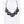 DIONA J SEED BEADS ICONIC NECKLACE COLOR JET