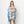 DIONA J PALM LEAF PRINT KIMONO ONE SIZE COLOR BLUE
