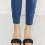MMShoes Top of the World Braided Block Heel Sandals in Black
