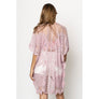DIONA J ELEGANT LACE KIMONO ONE SIZE COLOR PINK