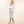 DIONA J FLOWER MESH KIMONO COVER UP ONE SIZE COLOR WHITE