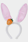 Diona J Bunny Rabbit Round Easter Fur Headbands Hair Accesorries Party Costume