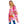 DIONA J FLORAL PRINTED SILKY KIMONO ONE SIZE COLOR PINK