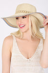 SUMMER EMBROIDERED STRAW HAT