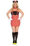 Plus Size Darling Mouse Costume main image