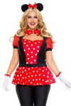 Plus Size Polka Dot Mouse Costume