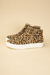 ROUTE-S HIGH TOP LEOPARD SNEAKERS