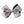 Pair of Gray and Black Bow Shoe Bands
