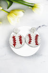 SEED BEAD SPORTS BALL POST EARRING