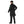 Green Leaf Doctor 3 Pc Halloween Cosplay Black Men's Costume Set Size M/L