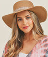 TRIBAL BAND FLAT TOP SUN HAT