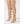 Cape Robbin Pointy Toe Buckle Over Knee Boots Nude Size 6.5