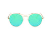 Round Mirrored Fashion Sunglasses